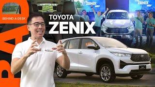 The 2023 Toyota Innova Zenix is officially out  Hybrid Power Captains Chairs And A New Platform