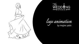 Wedding logo animation  The Wedding Wonder  By Megher Palok