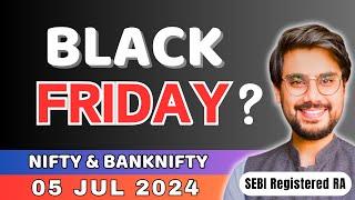 Nifty and BankNifty Prediction for Friday 5 Jul 2024  BankNifty Option Tomorrow  Rishi Money