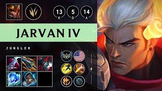 Jarvan IV Jungle vs Hecarim Legendary - NA Challenger Patch 14.17