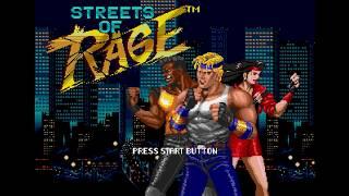 Streets of Rage 1 hardest no hit Perfect Blaze Playthrough