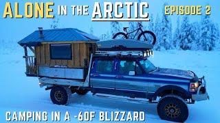 Driving an Old Ford Truck to the Arctic Ocean in -60F-51C  5 Days2000 miles Snowstorm Camping