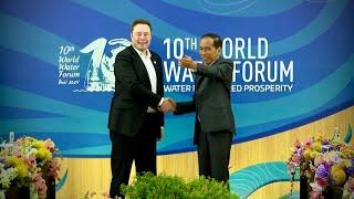 Pertemuan Presiden Jokowi dengan Elon Musk Bali 20 Mei 2024