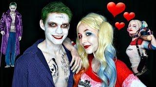 Quick & Easy Jared Leto Joker Makeup Tutorial ft. Harley Quinn