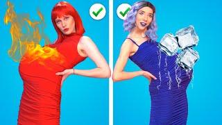 HOT PREGNANT VS COLD PREGNANT  RED VS BLUE Funny Pregnancy Situations by Kaboom