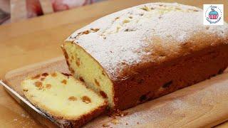 Curd cake with raisins