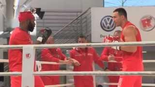 Владимир Кличко - Кубрат Пулев. Wladimir Klitschko - Kubrat Pulev. Media workout.