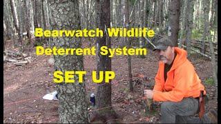 BEARWATCH Systems Portable Camping Electric Bear Fence SET UP and my thoughts