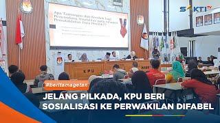 MAGETAN - KPU Berikan Perlakukan Kusus Bagi Penyandang Disabilitas Di TPS