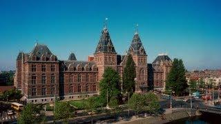 Documentary Rijksmuseum State Museum Amsterdam HD Rembrandt van Rijn Night Watch Stock Broadcast