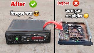 How To Restore Amplifier  Restoration Of Amplifier At Home