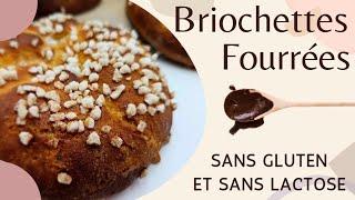 Briochettes fourrées sans gluten et sans lactose