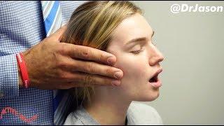 Dr. Jason - MASSIVE JAW ADJUSTMENT TMJ - FULL TREATMENT WITH MUSCLE REHAB