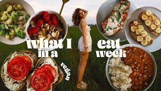 WHAT I EAT IN A WEEK to feel great for summer as a nutritionist graduate *vegan*
