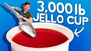 We Built the Worlds Largest Jello Cup