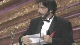 Al Pacino Wins Best Actor 1993 Oscars