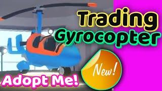 Trading Gyrocopter  New Vehicle in Adopt Me #adoptmegyro #tradegyro