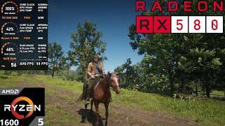 RX 580 8GB + Ryzen 5 1600  Red Dead Redemption 2