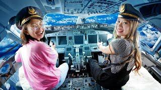 ELVINA JADI PILOT NERBANGIN PESAWAT GAGAL MENDARAT