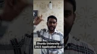 Sharda University 2023 Application Form Out - How To Apply For Sharda University 2023