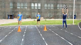 Exercise 44. Shuttle run 4x100 meters