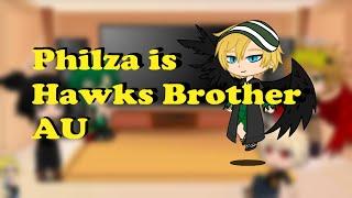 Mha react to Philza is hawks brother AU Part 3 Mostly Technoblade not original