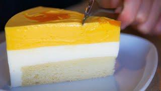 Delicious 3 Layer Mango Mousse Cake Recipe  Mood For Food