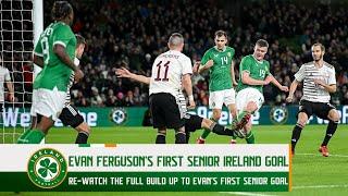 EVEN FERGUSONS FIRST SENIOR IRELAND GOAL  That build up play 