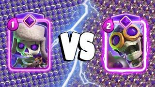 EVOLVED SKELETONS Vs EVOLVED BOMBER - Clash Royale Challenge