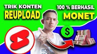 Trik bikin konten reupload lolos monetisasi youtube 2024  100% BERHASIL