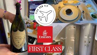 Champagne Caviar and a Shower in the Sky Emirates A380 First Class