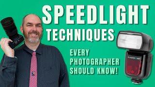 How to use an on camera flash  Speedlight  tutorial