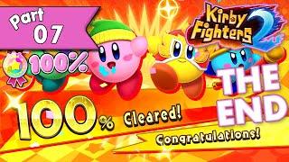 Kirby Fighters 2 100% walkthrough - Part 7 - Fighters Rank Level 100 Everything Unlocked