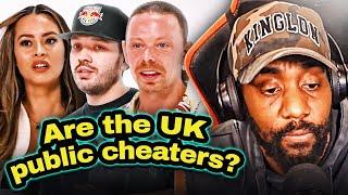 ARE THE UK PUBLIC CHEATERS?  PERCENTAGE  RANTS REACTS