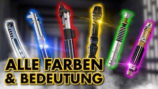 STAR WARS Alle Lichtschwertfarben und ihre Bedeutung erklärt Kanon & Legends