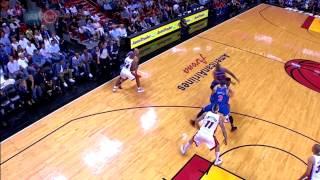 Kenyon Martin Yams Over Chris Birdman Andersen - Knicks @ Heat 422013