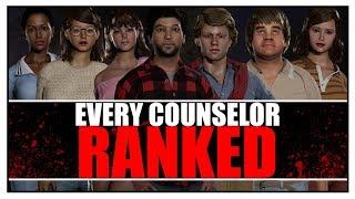 Every COUNSELOR Ranked in Friday the 13th The Game