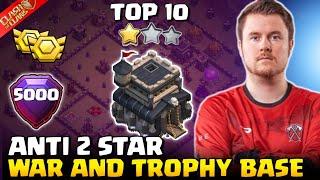 TOP 10 NEW BEST TH9 WAR BASE WITH LINK 2024  TH9 CWL BASE LINK  TH9 TROPHY BASE - Clash of Clans