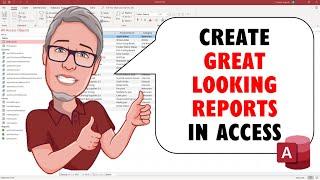 How to Create Professional Looking Report in MS Access  The Introduction to MS Access Course