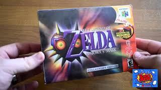 Zelda - Majoras Mask Reproduction Box. N64 - Short