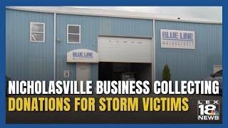 Nicholasville Business Collecting Donations For Helene