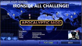 IRONSIDE ALL CHALLENGE C&C Generals Zero Hour Apocalyptic mod.