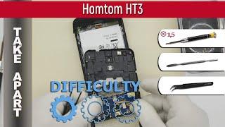 Как разобрать  Homtom HT3 Разборка и ремонт
