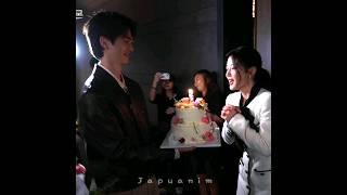 Kangie and all the crew surprised yoojung with a birthdayCake #mydemon #songkang #kimyoojung #kdrama