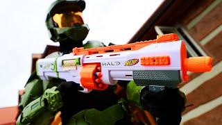 NERF GUN WAR  HALO BATTLE