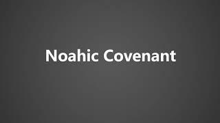 How To Pronounce Noahic Covenant