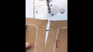 خياطة فتحة الملابس - Sewing the clothing opening #sewing #viral #sewinghacks #sewingtips #shorts