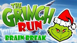 The Grinch Run - Winter and Christmas Brain Break and movement activity   GoNoodle Inspired 