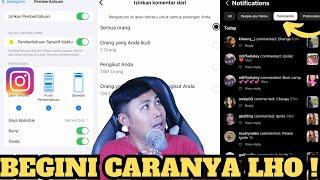 Cara Memunculkan Notifikasi Komentar Instagram 