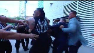 WWE RAW 7222024 - Damian Priest & Gunther Continue To Fight In The Backstage Area